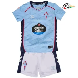 Celta De Vigo Equipacione Qualidade AAA Local 2025/26 Niños com Patch da La Liga Azul