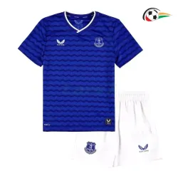 Everton FC Camiseta Qualidade TAILANDESA Primeiro Kit 2025/26 (Camisola + Calções) Azul