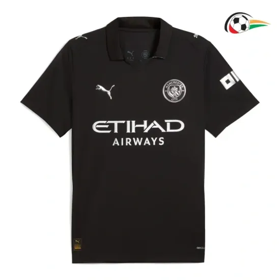 Manchester City Camisa Baratas Visitante Segundo Kit 2025/26 Preto Manchester City Camisa Baratas Visitante Segundo Kit 2025/26 Preto