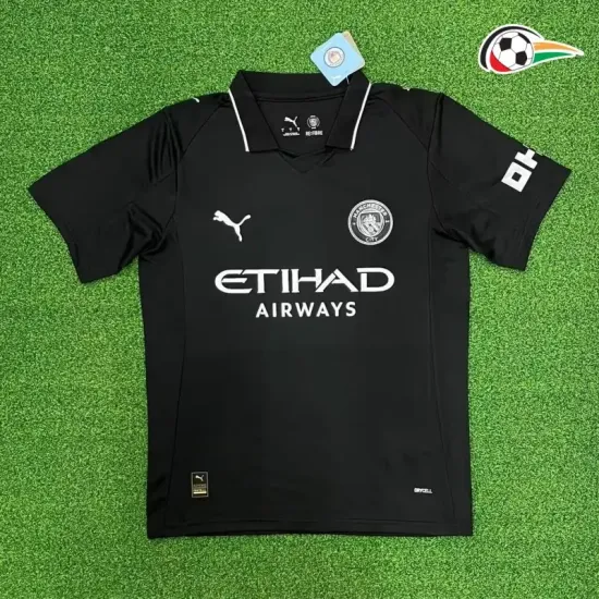 Manchester City Camisa Baratas Visitante Segundo Kit 2025/26 Preto Manchester City Camisa Baratas Visitante Segundo Kit 2025/26 Preto