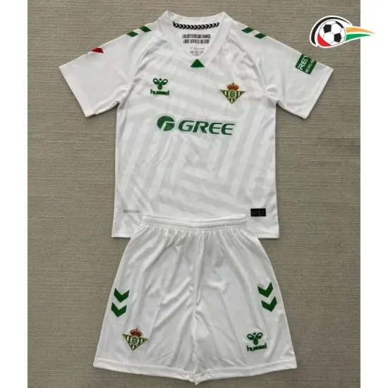 Real Betis Camisa Qualidade AAA do Guarda-Redes 2025/26 Niños com Patch da La Liga Branco