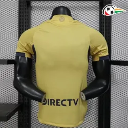 Boca Juniors Camiseta Qualidade Premium Segundo Kit 2025/26 Versão Jogador Amarelo
