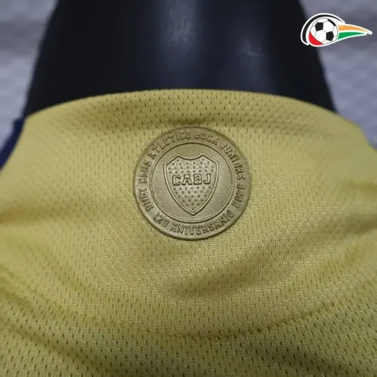 Boca Juniors Camiseta Qualidade Premium Segundo Kit 2025/26 Versão Jogador Amarelo