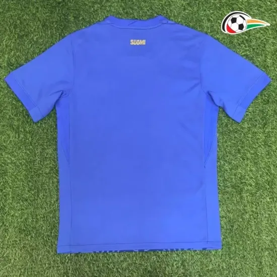 Camisola Finlandia Replicas Visitante 2025 Azul