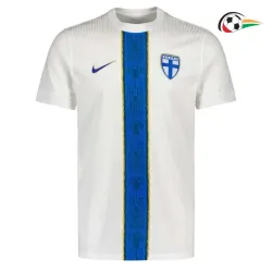 Finlandia Equipacione Futebol Local Primeiro Kit 2025 Branco
