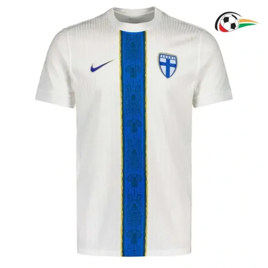 Finlandia Equipacione Futebol Local Primeiro Kit 2025 Branco Finlandia Equipacione Futebol Local Primeiro Kit 2025 Branco