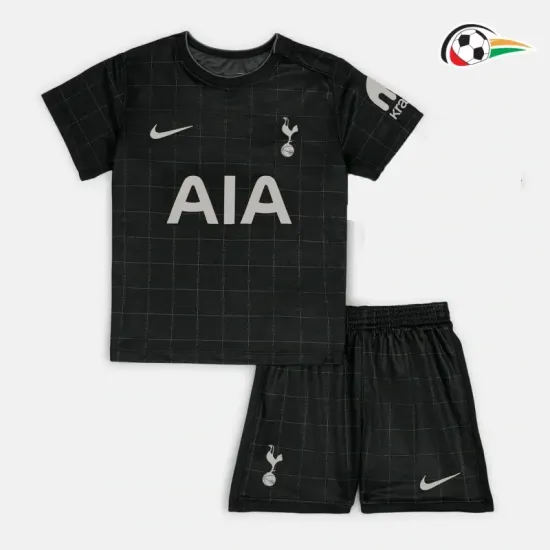 Tottenham Hotspur Camisa Futebol Away Segundo Kit 2025/26 Niños Preto Tottenham Hotspur Camisa Futebol Away Segundo Kit 2025/26 Niños Preto