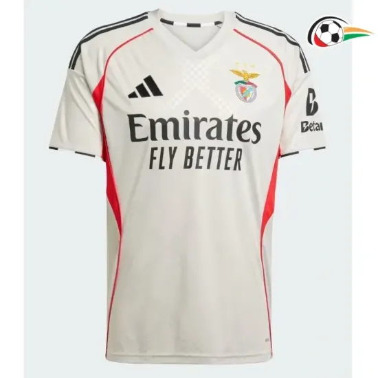 Benfica Equipacione Qualidade AAA Segundo Kit 2025/26 Bege Benfica Equipacione Qualidade AAA Segundo Kit 2025/26 Bege