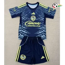 Camisa Club América Qualidade AAA Visitante Segundo Kit 2025/26 Niños Azul