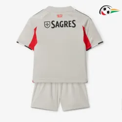 Camisola Benfica Qualidade Premium Visitante 2025/26 Infantil Bege