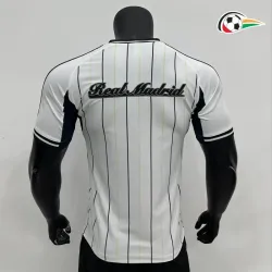 Equipacione Real Madrid Futebol Camisa de Beisebol 2025/26 Versão Jogador Branco