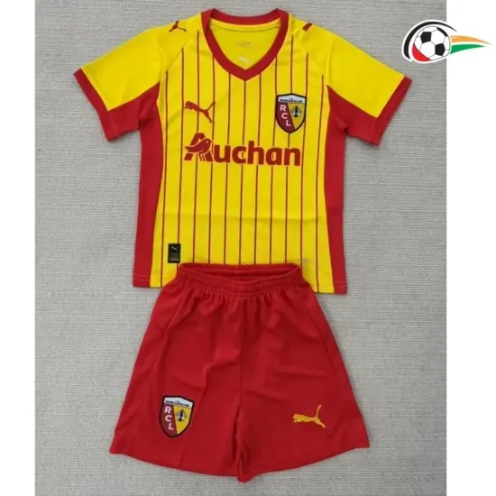 RC Lens Camiseta Qualidade TAILANDESA Home Primeiro Kit 2025/26 Niños Amarelo/Vermelho RC Lens Camiseta Qualidade TAILANDESA Home Primeiro Kit 2025/26 Niños Amarelo/Vermelho