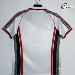 Camisa AC Milan Baratas Visitante Edição Especial 1997/98 Retro Branco