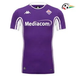 Fiorentina Equipacione Futebol Local 2025/26 Roxo/Branco