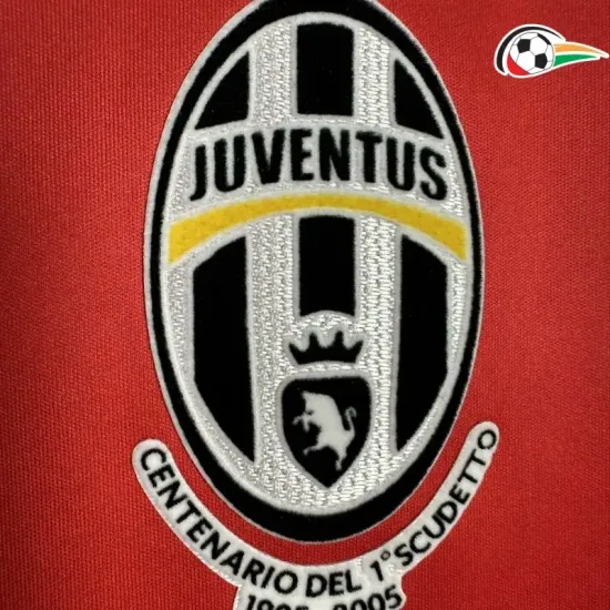 Camisa Juventus Qualidade AAA Visitante 2005/06 Retro Vermelho Camisa Juventus Qualidade AAA Visitante 2005/06 Retro Vermelho