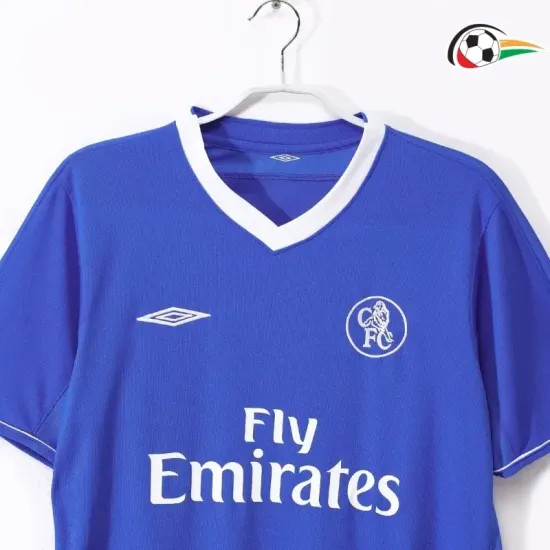 Chelsea Camisola Replicas Local 2003/05 Retro Classicas Azul Chelsea Camisola Replicas Local 2003/05 Retro Classicas Azul