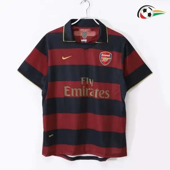 Arsenal Camiseta Qualidade TAILANDESA Thrid Terceiro Kit 2007/08 Vintage Vermelho/Preto Arsenal Camiseta Qualidade TAILANDESA Thrid Terceiro Kit 2007/08 Vintage Vermelho/Preto