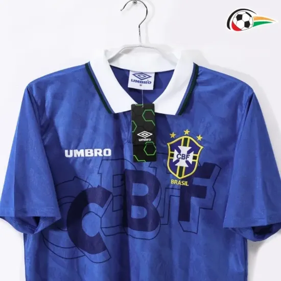Brasil Equipacione Qualidade AAA Visitante Segundo Kit 1991/93 Classicas Azul Brasil Equipacione Qualidade AAA Visitante Segundo Kit 1991/93 Classicas Azul