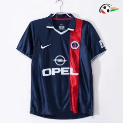 Camiseta PSG Replicas Home 2001/02 Vintage Azul