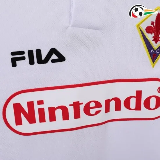 Fiorentina Camisola Qualidade TAILANDESA Away 1998/99 Retro Classicas Branco Fiorentina Camisola Qualidade TAILANDESA Away 1998/99 Retro Classicas Branco