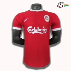 Liverpool Camiseta Qualidade Premium Primeiro Kit 1998/99 Vintage Vermelho