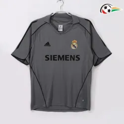 Real Madrid Camisa Qualidade AAA Thrid 2005/06 Retro Cinza