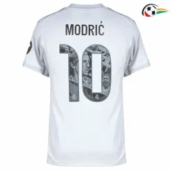 Equipacione MODRIĆ 10 Real Madrid Qualidade AAA Home Primeiro Kit 2025/26 Jogador Branco