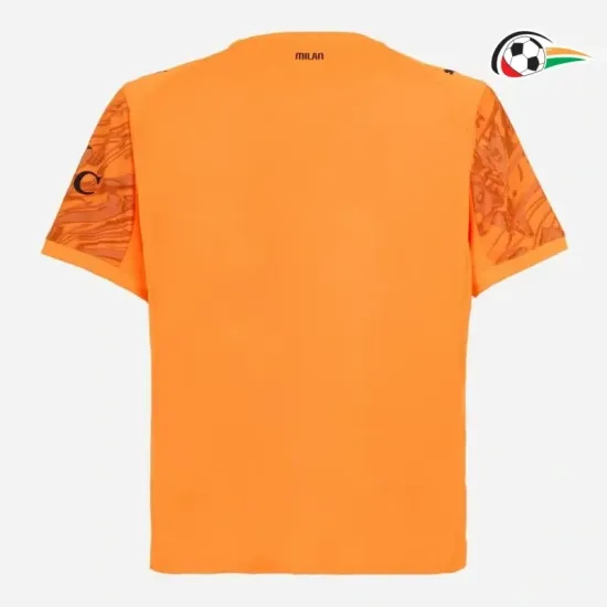 Camiseta do Guarda-Redes AC Milan Replicas Visitante 2025/26 Laranja