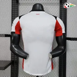 Camisola AC Milan Replicas Visitante Segundo Kit 2025/26 Jogador Branco