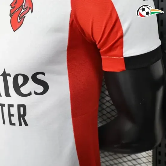 Camisola AC Milan Replicas Visitante Segundo Kit 2025/26 Jogador Branco Camisola AC Milan Replicas Visitante Segundo Kit 2025/26 Jogador Branco