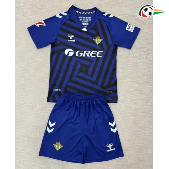 Do Guarda-Redes Real Betis Equipacione Futebol 2025/26 (Camisola + Calções) Azul Marino