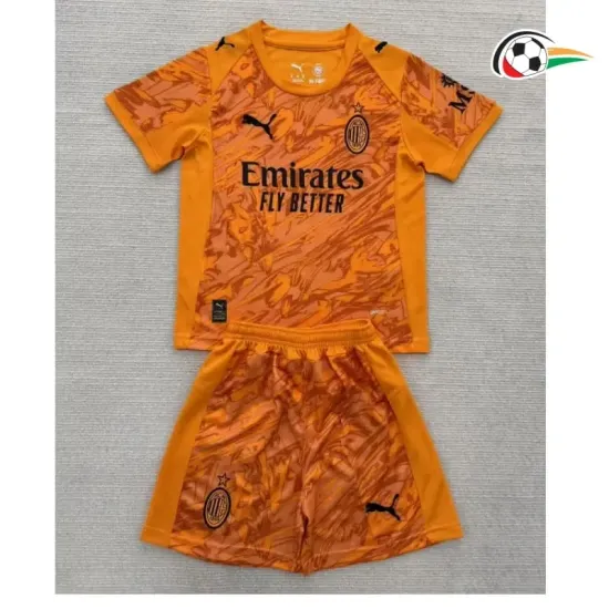 Equipacione do Guarda-Redes AC Milan Baratas Segundo Kit 2025/26 Niños Laranja Equipacione do Guarda-Redes AC Milan Baratas Segundo Kit 2025/26 Niños Laranja