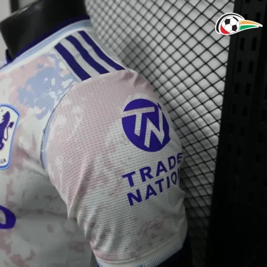 Aston Villa Camisa Futebol Thrid 2025/26 Versão Jogador Branco Aston Villa Camisa Futebol Thrid 2025/26 Versão Jogador Branco