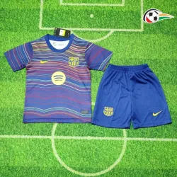 Barcelona Equipacione Qualidade AAA 2025/26 Pré-Corrida (Camisola + Calções) Azul