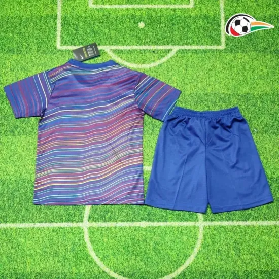 Barcelona Equipacione Qualidade AAA 2025/26 Pré-Corrida (Camisola + Calções) Azul Barcelona Equipacione Qualidade AAA 2025/26 Pré-Corrida (Camisola + Calções) Azul