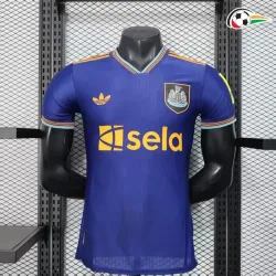 Equipacione Newcastle United Qualidade AAA Alternativa 2025/26 Versão Jogador Azul