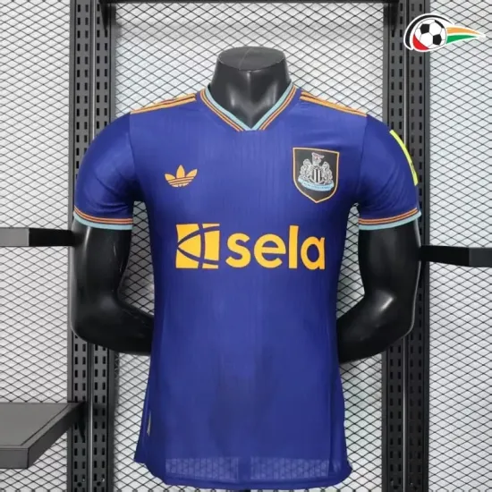 Equipacione Newcastle United Qualidade AAA Alternativa 2025/26 Versão Jogador Azul Equipacione Newcastle United Qualidade AAA Alternativa 2025/26 Versão Jogador Azul