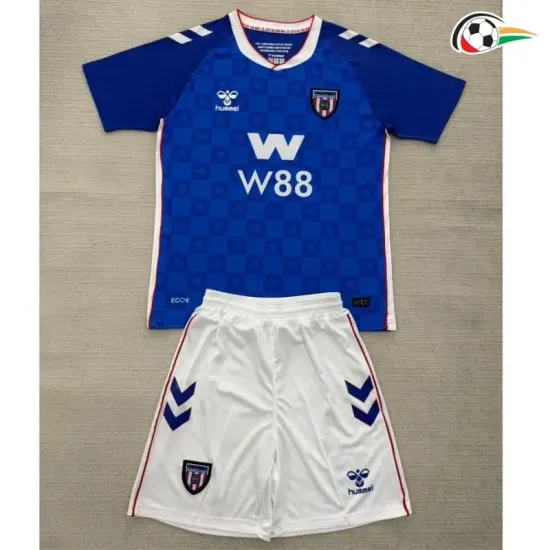 Equipacione Sunderland AFC Futebol Away Segundo Kit 2025/26 Infantil Azul Equipacione Sunderland AFC Futebol Away Segundo Kit 2025/26 Infantil Azul