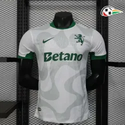 Lisboa Camisola Qualidade Premium Away 2025/26 Jogador Branco