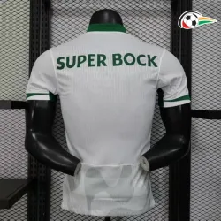 Lisboa Camisola Qualidade Premium Away 2025/26 Jogador Branco