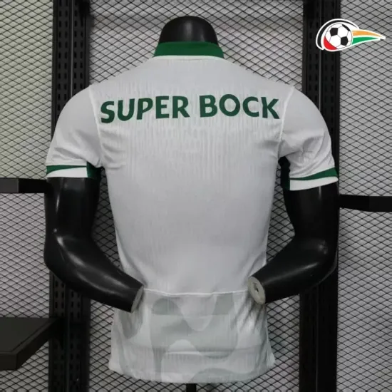 Lisboa Camisola Qualidade Premium Away 2025/26 Jogador Branco Lisboa Camisola Qualidade Premium Away 2025/26 Jogador Branco