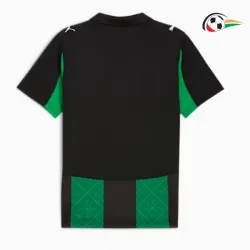 RC Lens Camisa Baratas Visitante Segundo Kit 2025/26 Verde/Preto