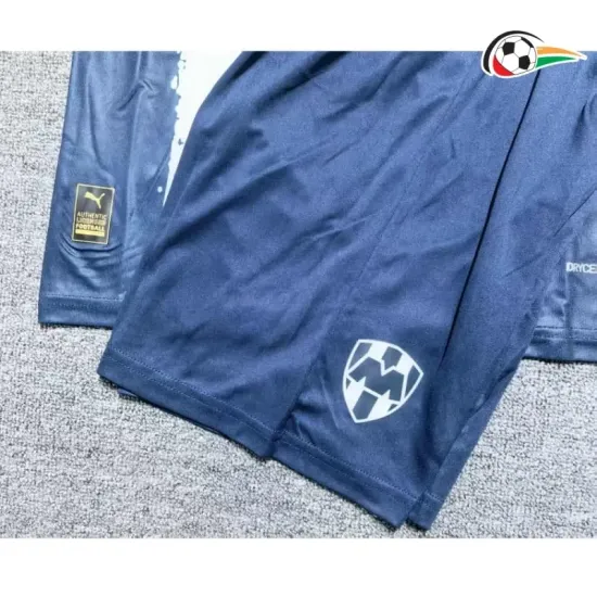Monterrey Camisa Qualidade AAA KidSuper 2025/26 Niños Azul/Branco Monterrey Camisa Qualidade AAA KidSuper 2025/26 Niños Azul/Branco