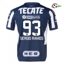 SERGIO RAMOS 93 Monterrey Camiseta Qualidade Premium Primeiro Kit 2024/25 Azul/Branco