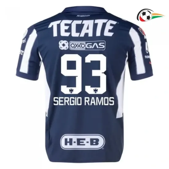 SERGIO RAMOS 93 Monterrey Camiseta Qualidade Premium Primeiro Kit 2024/25 Azul/Branco SERGIO RAMOS 93 Monterrey Camiseta Qualidade Premium Primeiro Kit 2024/25 Azul/Branco