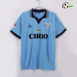 Camisa Lazio Qualidade AAA Primeiro Kit 1996/97 Retro Azul