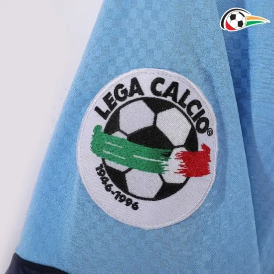 Camisa Lazio Qualidade AAA Primeiro Kit 1996/97 Retro Azul