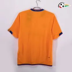 Camiseta Barcelona Qualidade Premium Visitante 2006/07 Vintage Laranja