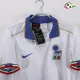 Camisola Italia Qualidade TAILANDESA Visitante Segundo Kit 1995 Retro Classicas Branco