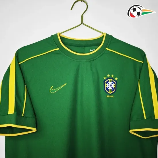 Do Guarda-Redes Brasil Equipacione Baratas 1998 Classicas Verde Do Guarda-Redes Brasil Equipacione Baratas 1998 Classicas Verde